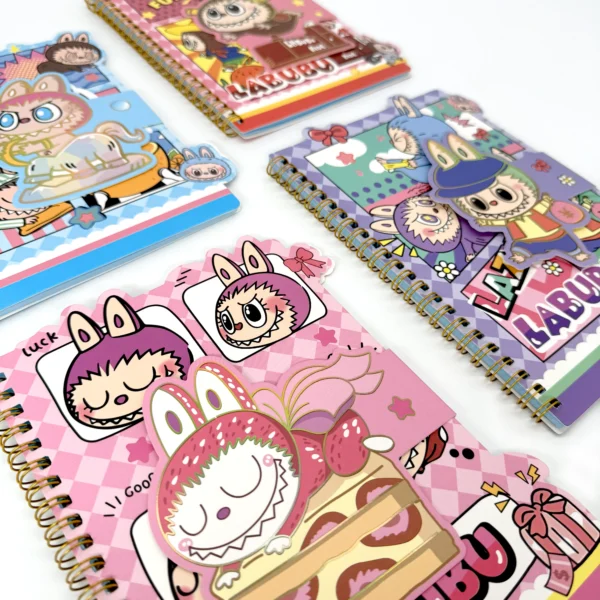 Cuaderno Labubu A5 36 Hojas Cierre Mágico