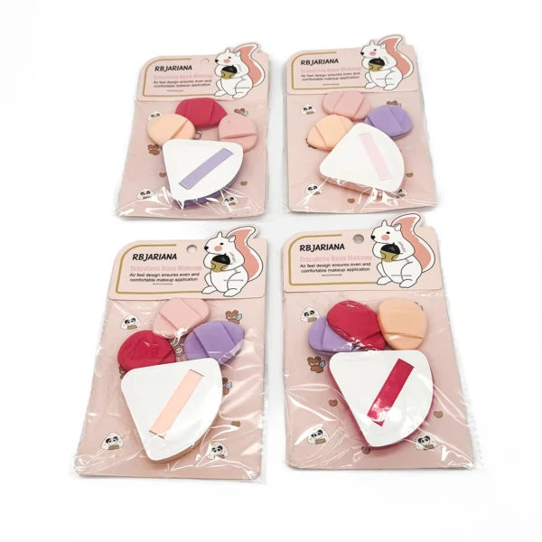 Set de Esponjas para Base & Corrector 4 Pzas. | RB Jariana