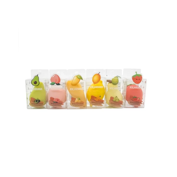 Esponja de Maquillaje Estilo Frutal Surtida | Rb Jariana