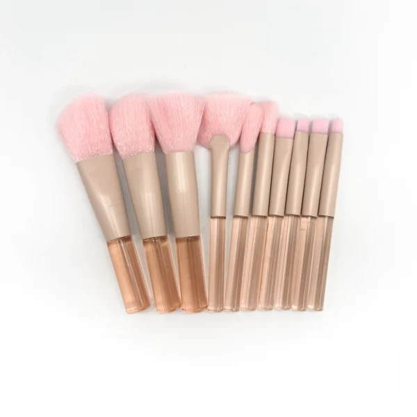 Set de Brochas para Maquillaje Travel Size 10 Pzas.