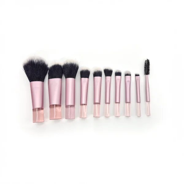 Set de Brochas 10 Pzas. & Estuche con Cierre
