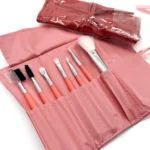 Set de Brochas para Maquillaje con Estuche 7 Pzas.