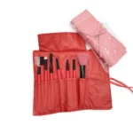 Set de Brochas para Maquillaje con Estuche 7 Pzas.