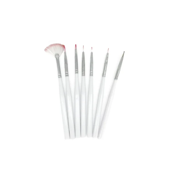 Set de Pinceles para Manicura 7 Pzas.