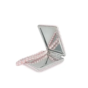 Espejo de Cartera Rectangular Brillante