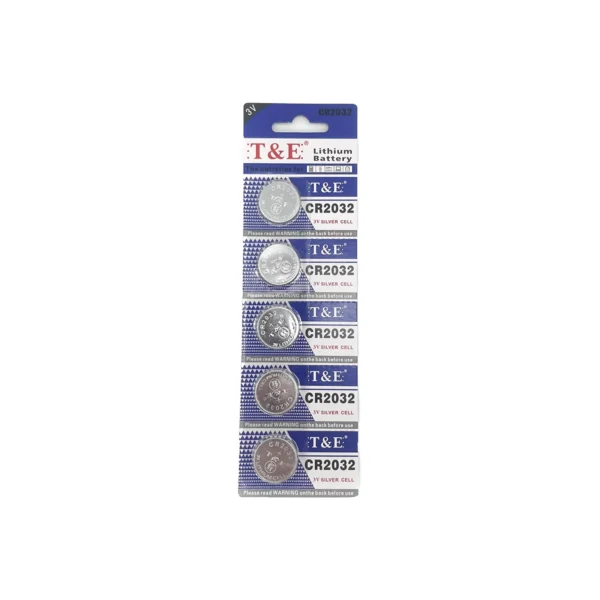 Tira de Pila para Reloj CR2032 5 Pzas.
