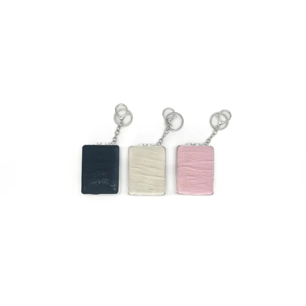 Espejo de Cartera Rectangular De Tela