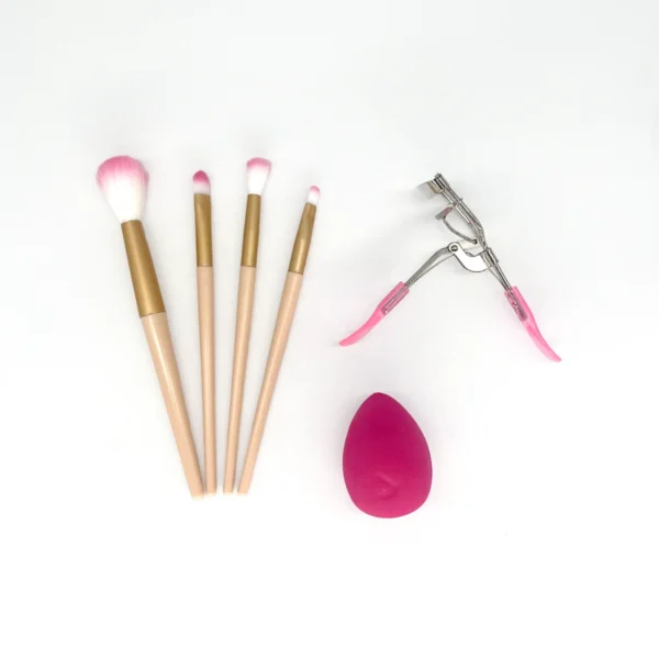 Kit de Brochas + Arqueador + Esponja 4 Pzas | Yilaika