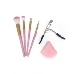 Kit de Brochas + Arqueador + Esponja 4 Pzas | Yilaika