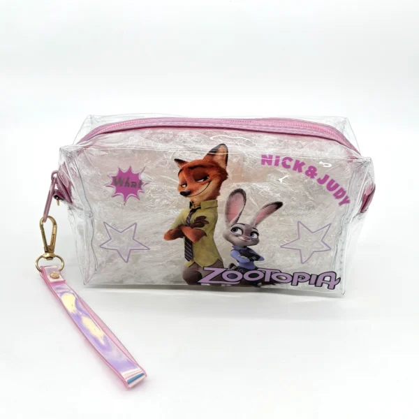 Portacosmético Mediano Transparente Zootopia
