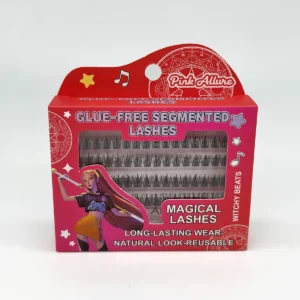 Pestañas con Pegamento Dh Pink Allure
