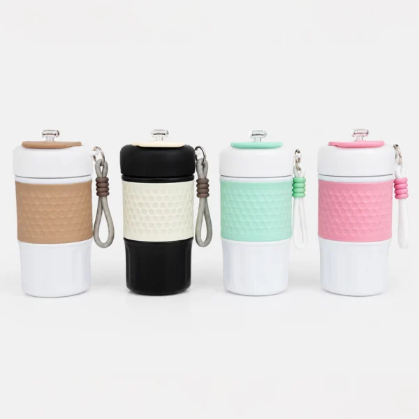 Vaso Térmico Agarre Panal con Sensor de Temperatura 450ml