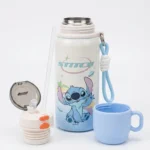 Botella Térmica Personajes Disney Doble Pico con Taza 520ml