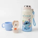 Botella Térmica Personajes Disney Doble Pico con Taza 520ml