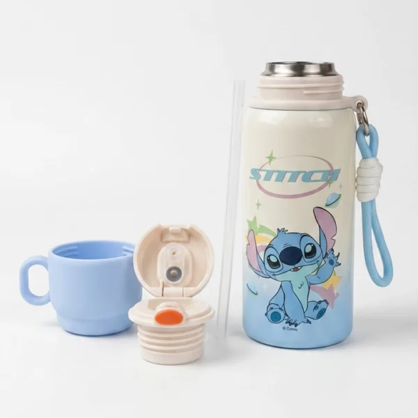Botella Térmica Personajes Disney Doble Pico con Taza 520ml