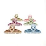 Broche Delgado con Perlas y Strass