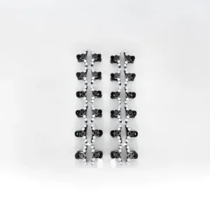 Mini Broche Min Min Corazón y Perlas