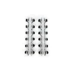 Mini Broche M Strass y Perlas