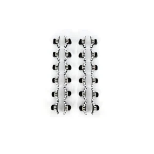 Mini Broche M Strass y Perlas