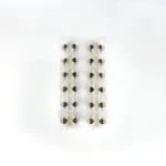 Mini Broche Blanco Min Min Corazón con Perlas