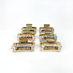 Broche Cuadrado con Strass