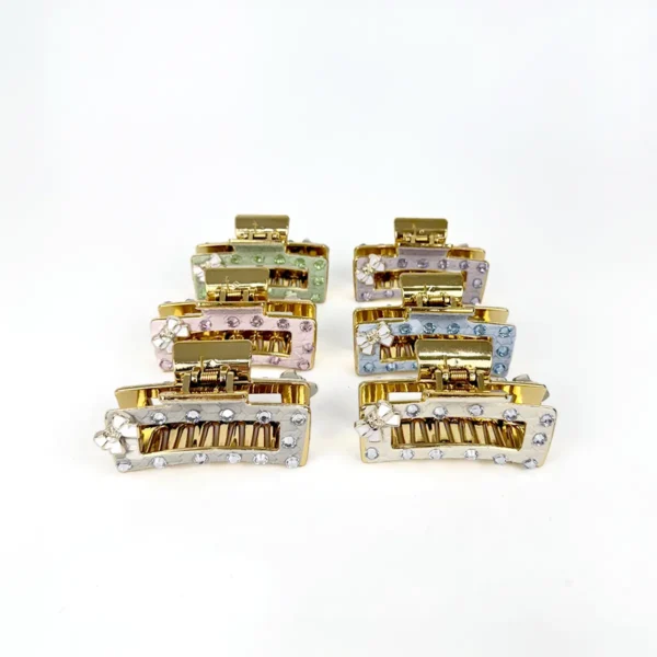 Broche Cuadrado con Strass