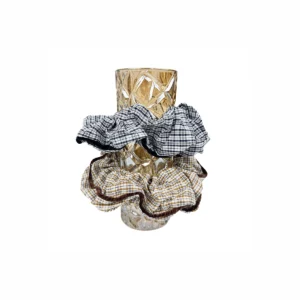 Scrunchies Escoses con Borde Reforzado