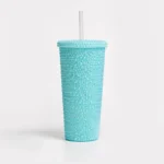 Vaso Perlado Unicolor con Sorbete 650ml.