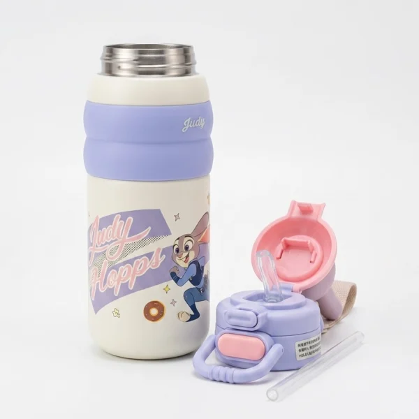 Botella Térmica Infantil Doble Pico Zootopia 480Ml