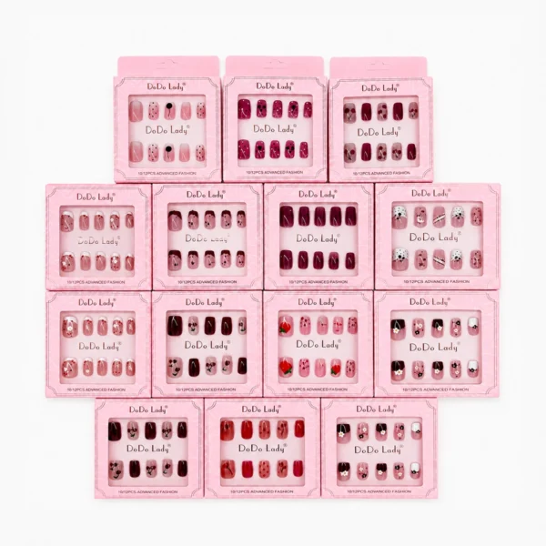 Uñas Postizas Cuadradas Chicas