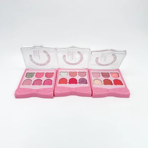 Paleta de Rubor Iluminador Osito 6 Cls.