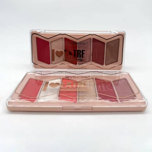 Paleta de Rubor Iluminador I Love 6 Cls.