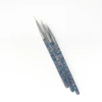 Set Pinceles Liner para Nail Art Mango Gliter 3 Pzas.