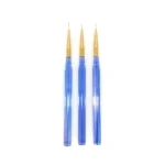 Set Pinceles Liner para Nail Art Mango Tornasol 3 Pzas.