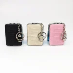 Espejo de Cartera Rectangular De Tela