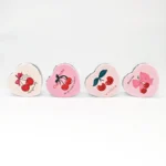 Espejo de Cartera Cereza Corazón