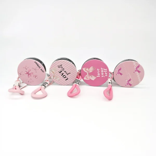 Espejo de Cartera Redondo Love con Charm
