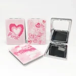 Espejo de Cartera Rectangular Pink