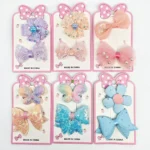 Set de Colita + Broche Moño Rosa