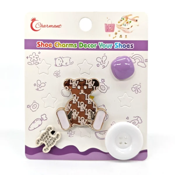 Set 5 Pines Para Crocs Flor