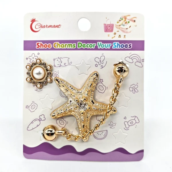 Set 5 Pines Para Crocs Estrella