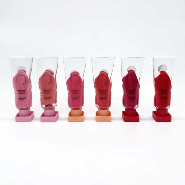 Labial con Brillo Tapa Cuadrada