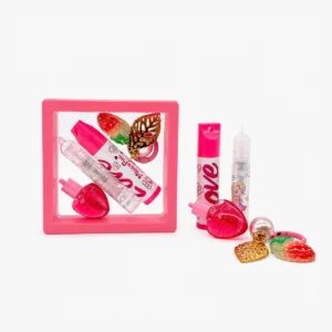 Set Make Up Kit Balsamo con Perfume & Llavero