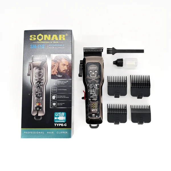 Máquina Corta Pelo Sonar Usb