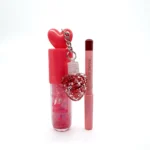 Set de Brillos Labial con Gloss de Llavero + Lápiz