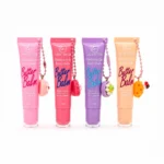 Brillo Labial con Llavero de Frutas