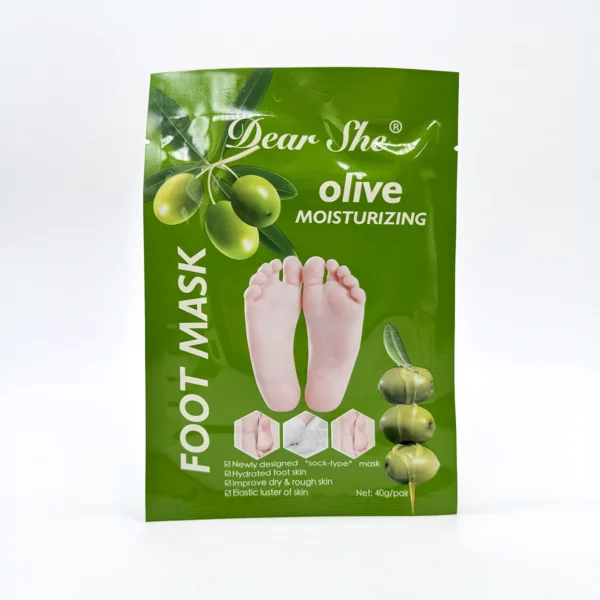 Mascarilla para Pies con Aceite de Oliva