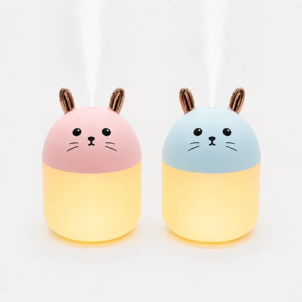 Lámpara LED de Conejo con Humidificador