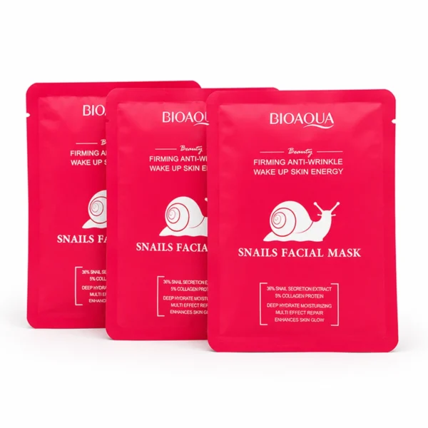 Mascarilla Facial con Extracto de Caracol y Colágeno