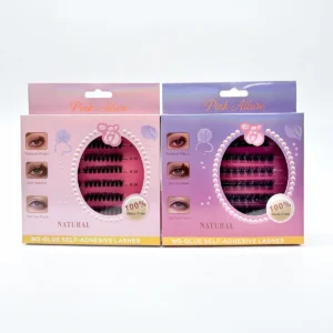 Set de Pestañas Efecto Natural en Clúster Autoadhesivas